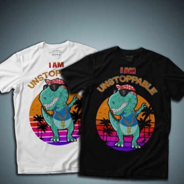 DTF PRINTED SHIRTS WHITE AND BLACK COLOUR